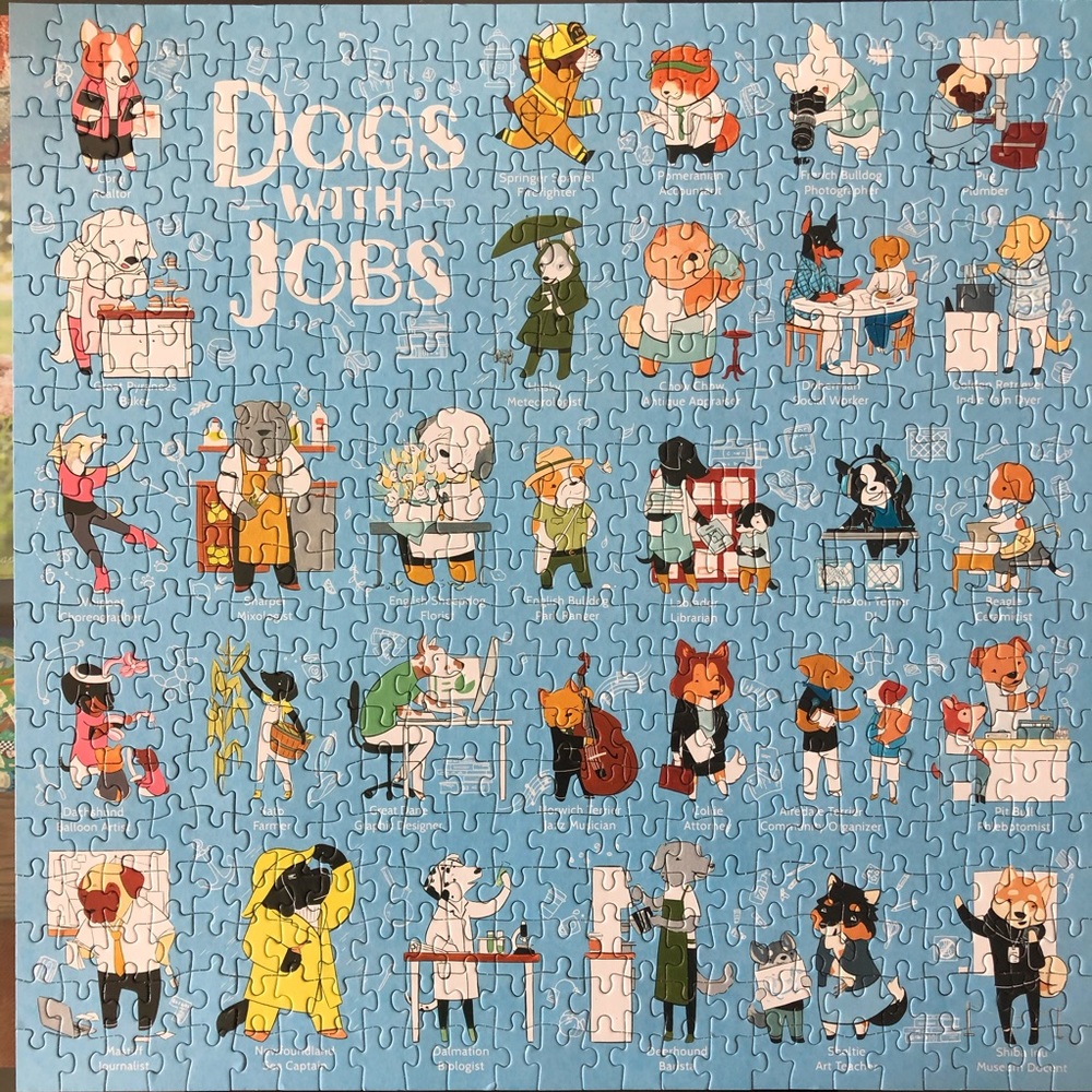 Galison “Dogs with Jobs” jigsaw puzzle